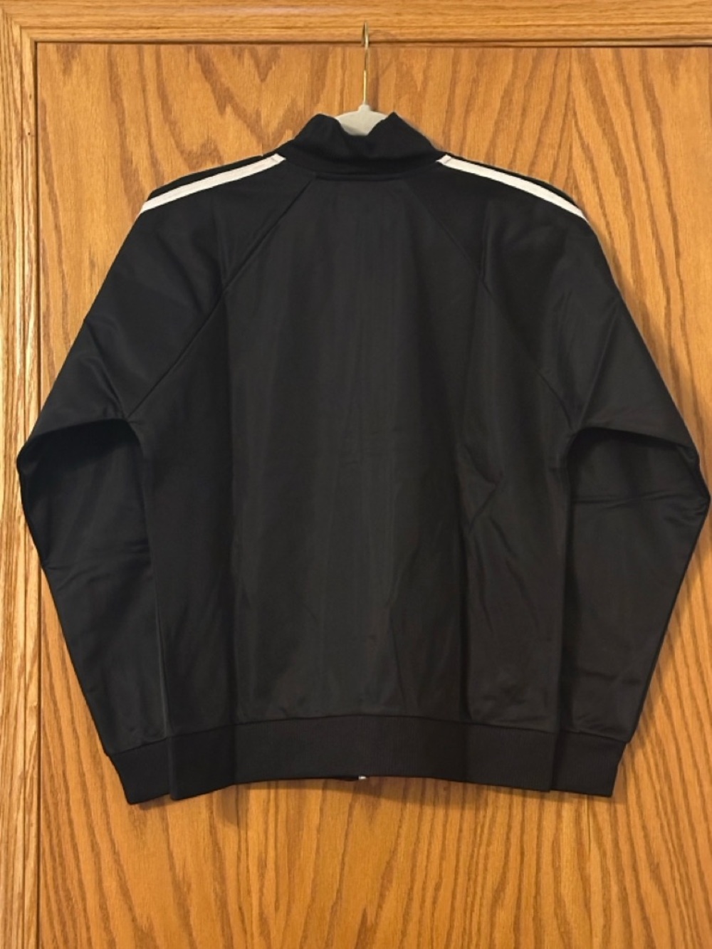 Gola Women's Black Track Jacket with White Stripe - NWT - Size L - Picture 2 of 11
